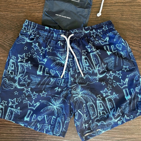 Vilebrequin Limited Edition Fathers Day I love you swim shorts